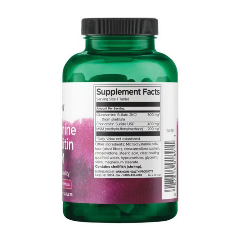 Glucosamine Chondroitin & Msm - Higher Strength - 120 tabs