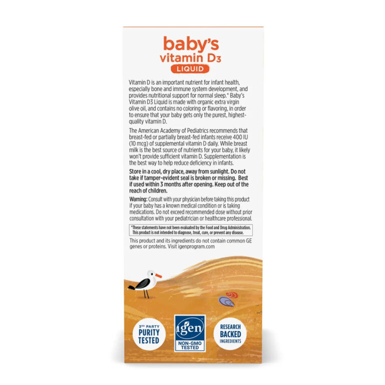 Baby's Vitamin D3 Liquid - 22.5 ml