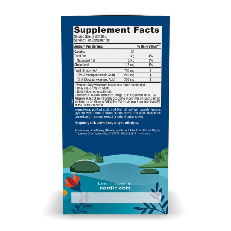 Arctic Cod Liver Oil - 90 softgels