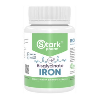 Iron Bisglycinate 36mg - 60 caps