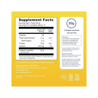 Collagen Peptides - 313g Lemon