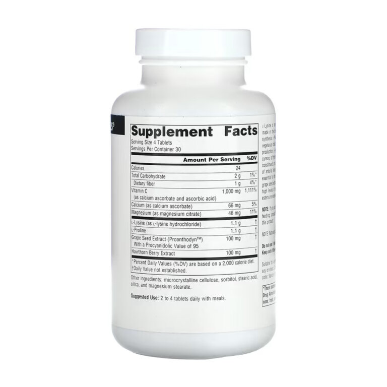 Proline & Lysine 550 mg - 120 tabs