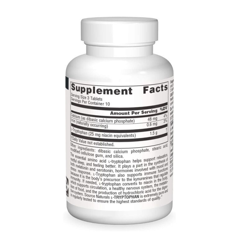 L-Tryptophan 500 mg - 30 tabs