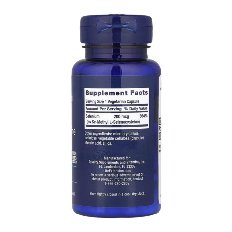 Se-Methyl L-Selenocysteine 200 mcg - 90 vcaps