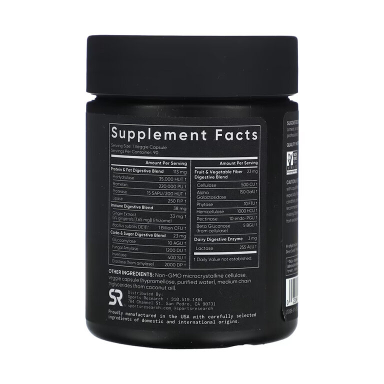 Digestive Enzymes + Probiotic - 90 veggie capsules