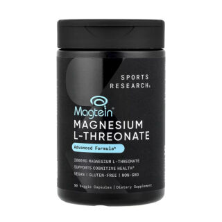 Magnesium L-Threonate 2000mg - 90 veggie capsules