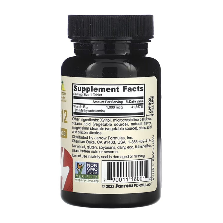 Methyl B12 Methylcobalamin 1000 mcg - 100 tabs