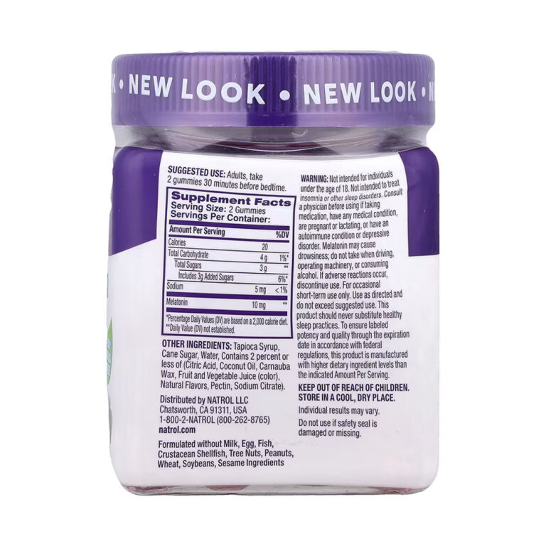 Melatonin 10mg - 60 gummies