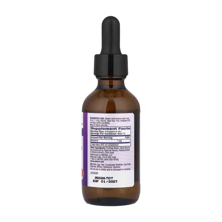 Melatonin Liquid 1mg - 60 ml