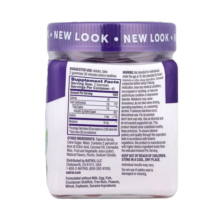 Melatonin 10mg - 90 gummies