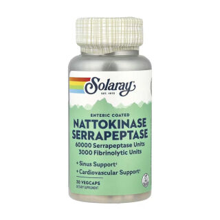 Nattokinase & Serrapeptase - 30 vcaps