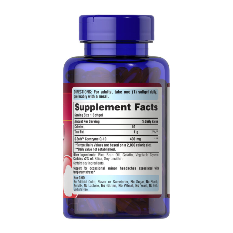 Q-SORB™ CO Q-10 400 mg - 60 Rapid Release Softgels