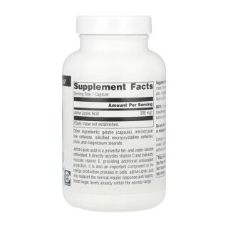 Alpha Lipoic Acid 300 mg - 120 caps