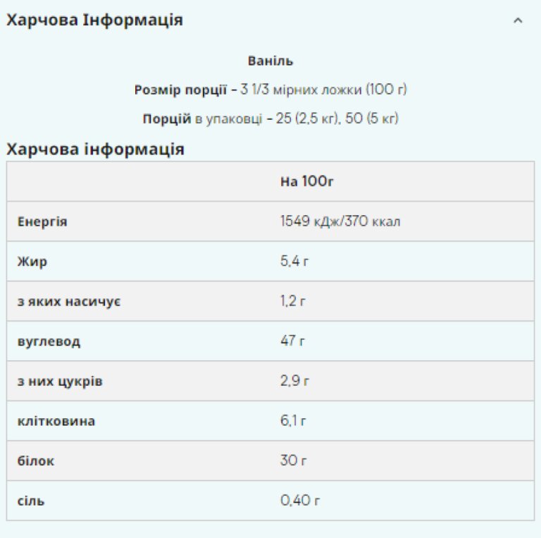 Impact Weight Gainer V2 - 2500g Vanilla