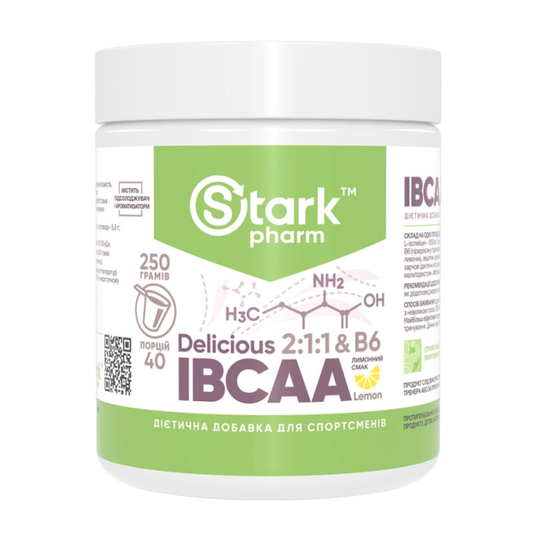 Stark IBCAA 2-1-1/Vit B6 - 250g Lemon