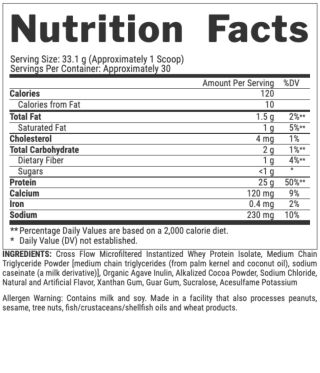 Isoﬁt - 30srv Cookies Cream