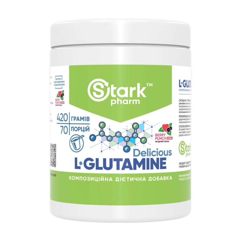 L-Glutamine Delicious - 420g Berry Punch