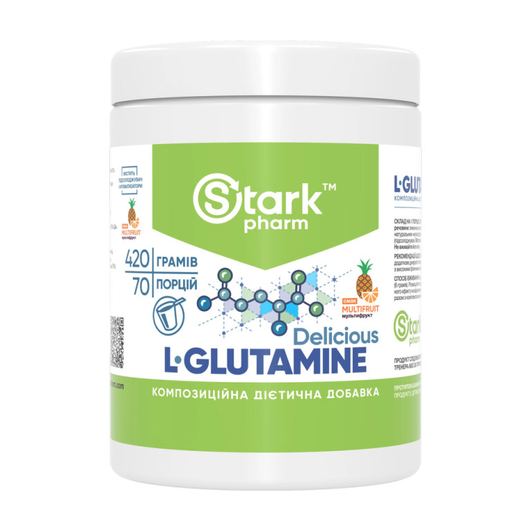L-Glutamine Delicious - 420g Multi Fruit
