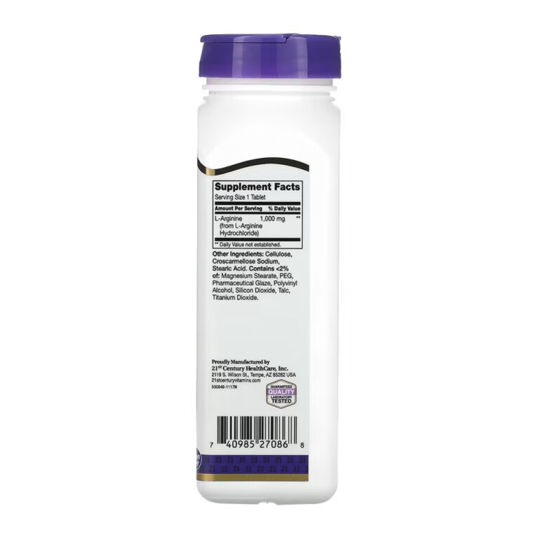 L-Arginine 1000 mg - 100 tabs