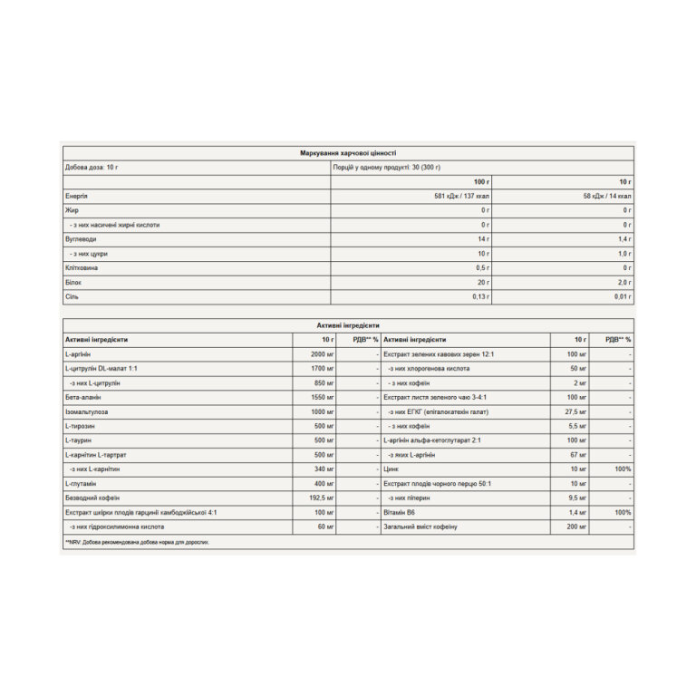 Beast Pre-Workout - 300g Cherry