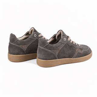 Жіночі кеди анатомічні Ortomedica 923/4 на широку повноту, замшеві, колір капучино