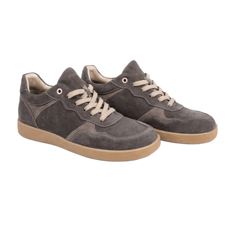 Жіночі кеди анатомічні Ortomedica 923/4 на широку повноту, замшеві, колір капучино