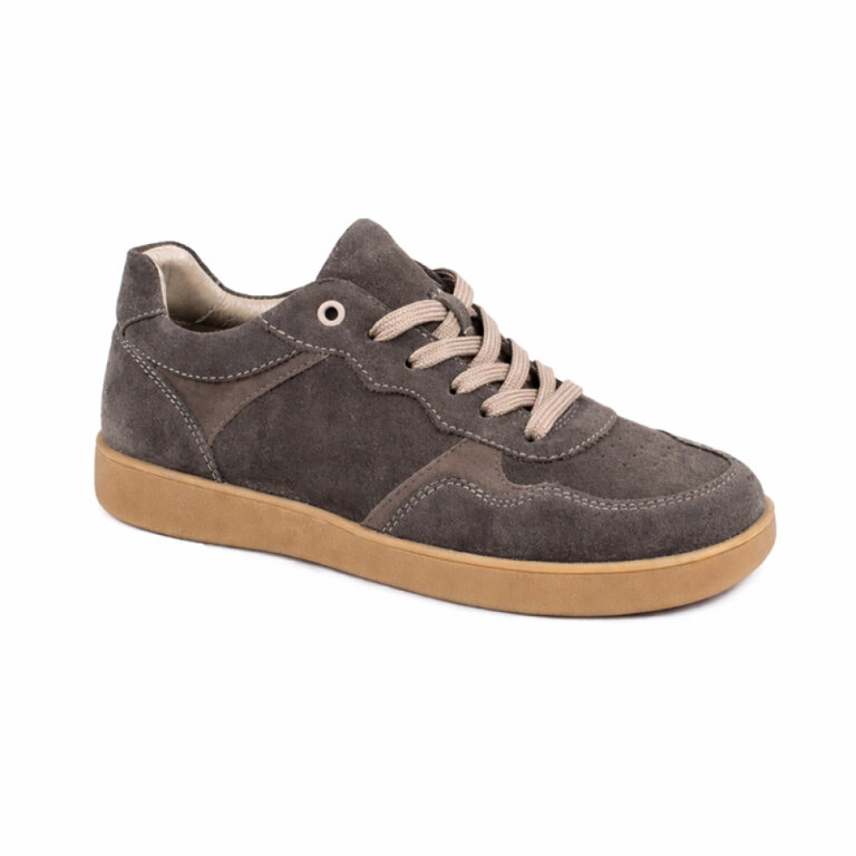 Жіночі кеди анатомічні Ortomedica 923/4 на широку повноту, замшеві, колір капучино