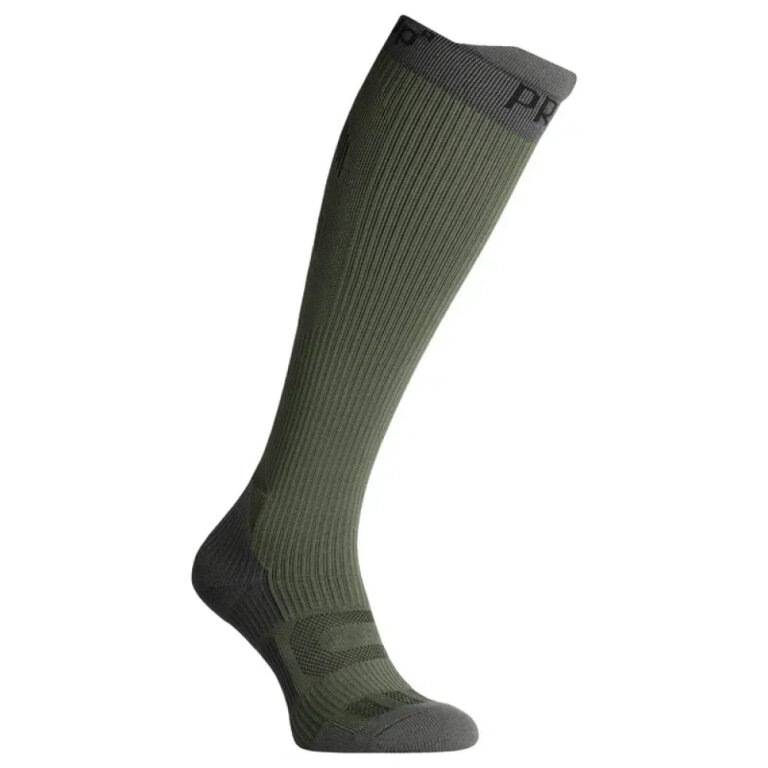 Компресійні гольфи захисні демісезонні PROTECTOR  LongDry PRO+ сірий хакі