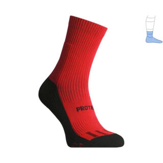 Компресійні шкарпетки захисні демісезонні PROTECTOR MidDry+ чорно-червоний