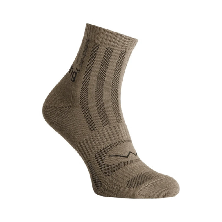 Трекінгові шкарпетки PROTECTOR ShortLight літні темний койот