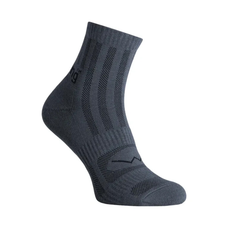 Трекінгові шкарпетки PROTECTOR ShortLight літні темно-сірий
