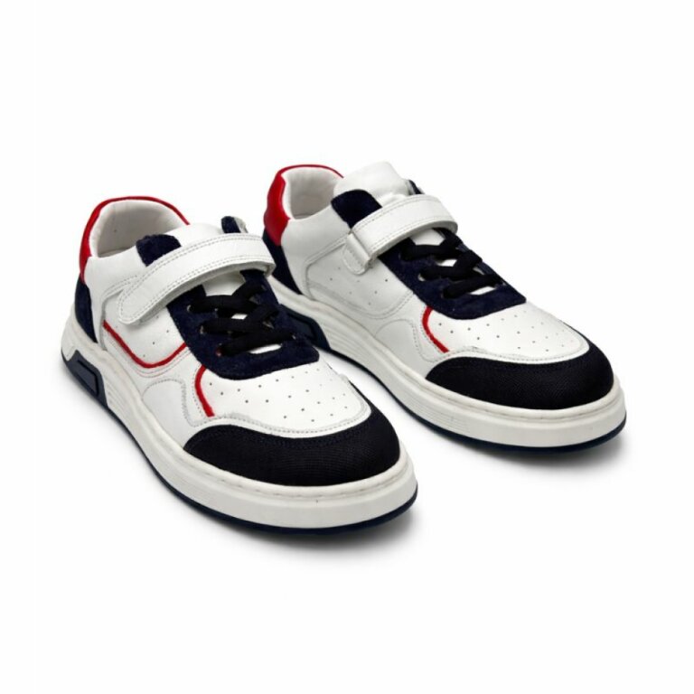 Кроссовки детские анатомические Ortomedica 6YÖ16-07 белые/синие