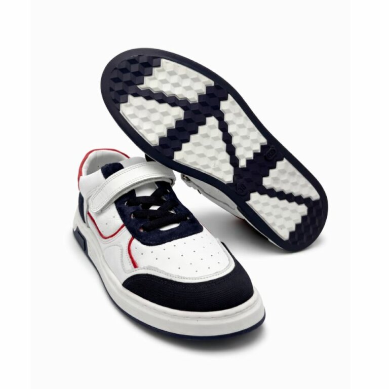 Кроссовки детские анатомические Ortomedica 6YÖ16-07 белые/синие