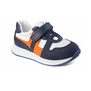 Кросівки дитячі анатомічні Ortomedica 5YÖ06-12 сині/помаранчеві