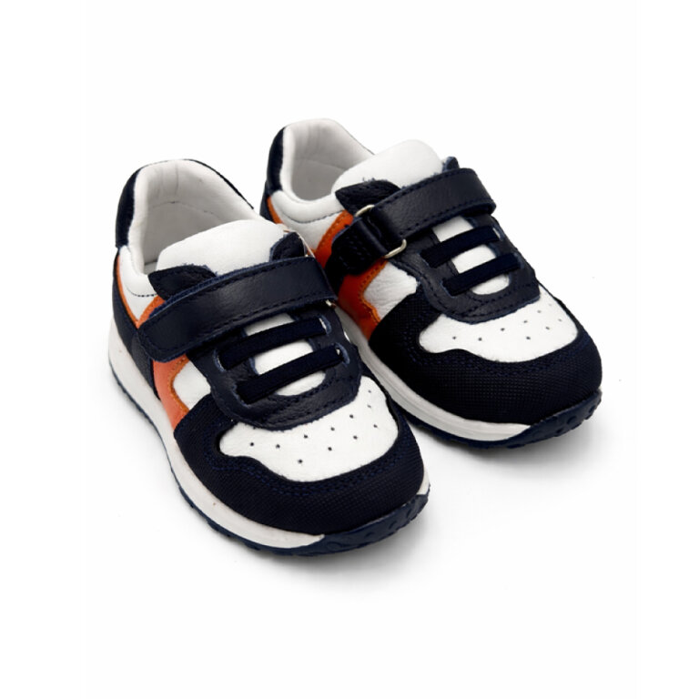 Кросівки дитячі анатомічні Ortomedica 5YÖ06-12 сині/помаранчеві