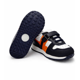 Кросівки дитячі анатомічні Ortomedica 5YÖ06-12 сині/помаранчеві