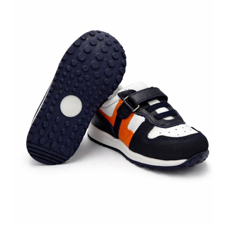 Кросівки дитячі анатомічні Ortomedica 5YÖ06-12 сині/помаранчеві