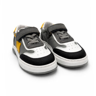 Кросівки дитячі анатомічні Ortomedica 6YÖ49-01 сірі/жовті