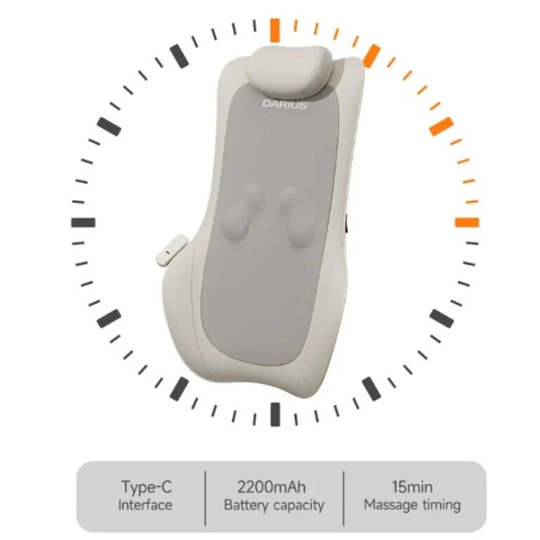 Масажер для спини Zabobon DRS-310C