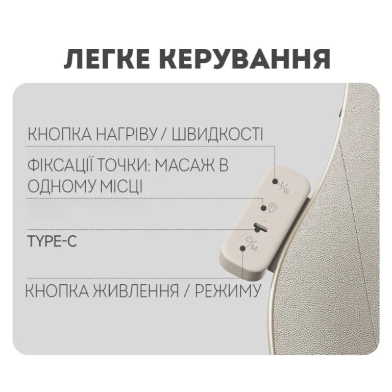 Масажер для спини Zabobon DRS-310C