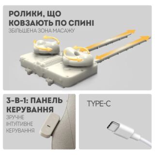 Масажер для спини Zabobon DRS-310C