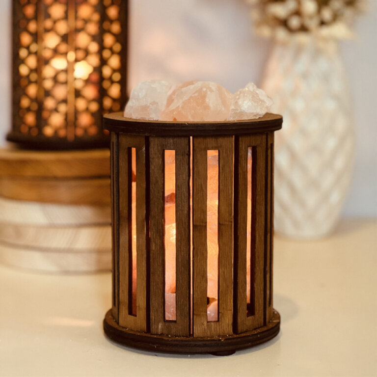 Лампа солевая Корзина "Вертикаль"1,5 кг