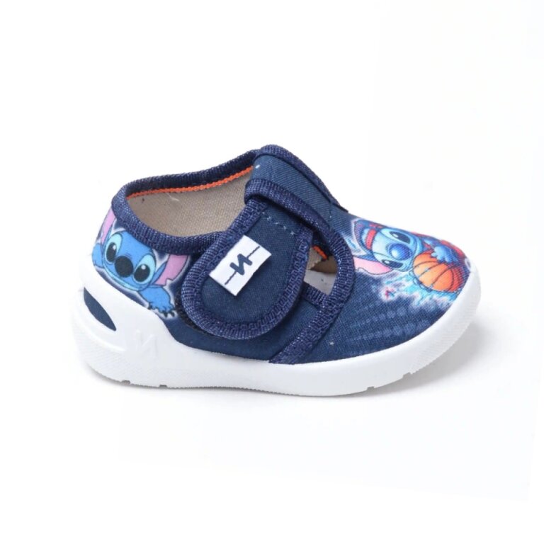 Дитячі капці текстильні Waldi Romeo 360-738 сині, Стіч