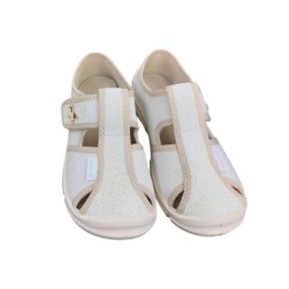 Дитячі капці текстильні Waldi Paolа 322-915 бежеві, єдиноріг