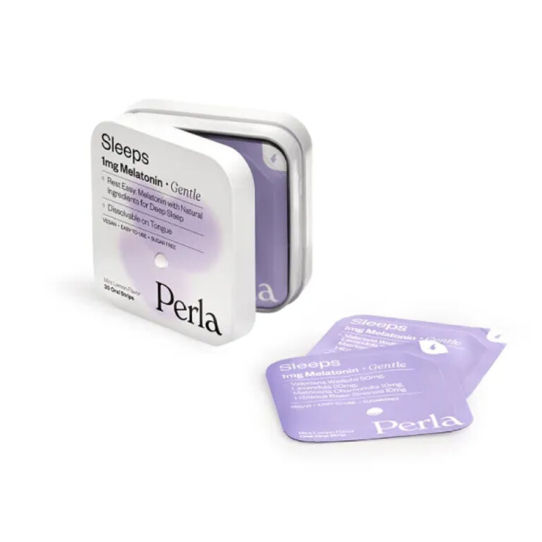 Дієтична добавка Perla Helsa цукерки з мелатоніном 1 мг зі смаком м'яти