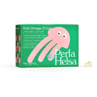 Дієтична добавка Perla Helsa Омега-3 KIDS із Тріски з вітамінами А і D3 (120 капсул)