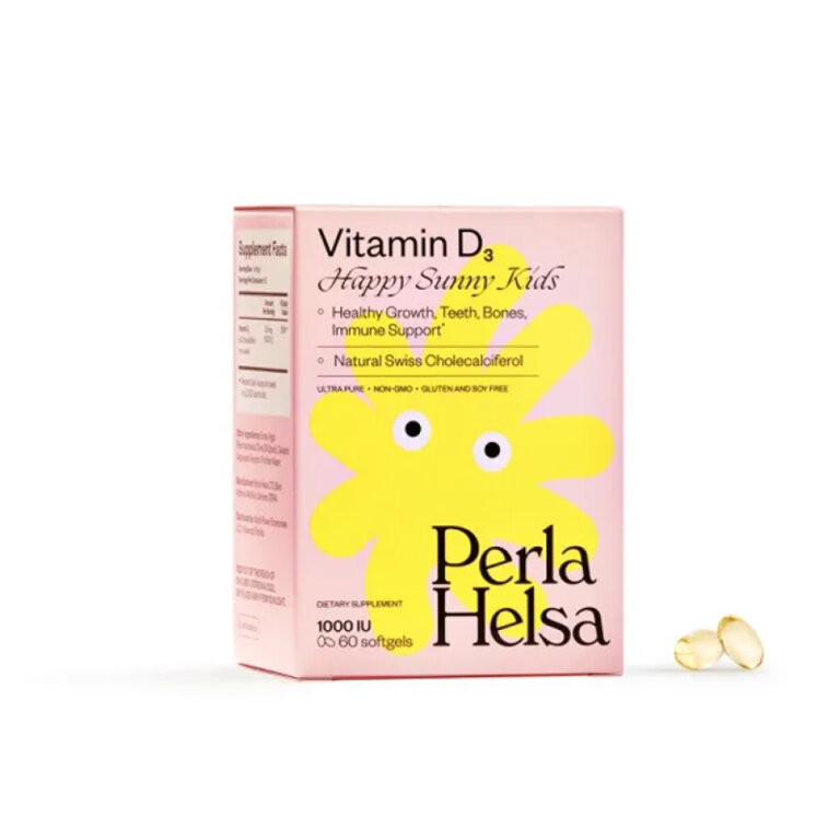 Дієтична добавка Perla Helsa Вітамін KIDS Д3 1000 IU (60 капсул)