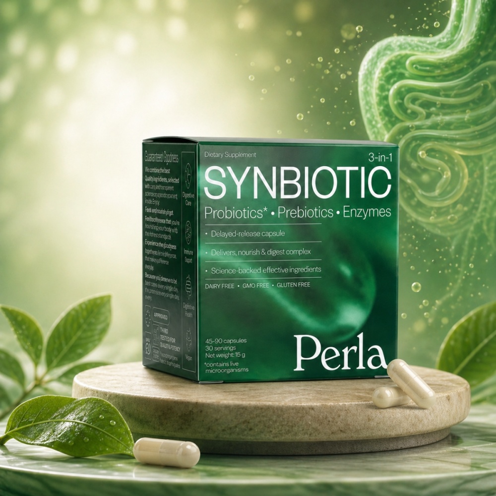 Диетическая добавка Perla Helsa Synbiotic для поддержки микрофлоры