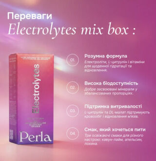 Электролиты Perla Helsa Electrolytes Mix, Box, Sticks (вкусы Blueberry, Orange, Watermelon+Lime) 3 вкуса