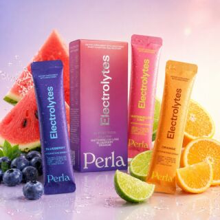 Електроліти Perla Helsa ElectrolytesMix, Box, Sticks (Blueberry, Orange, Watermelon+Lime Flavors) 3 смаки